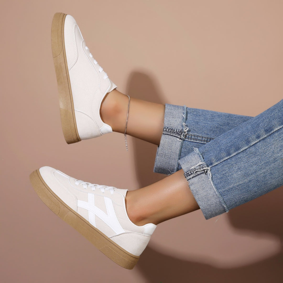 Damen Modische und bequeme Sneakers mit nachhaltigem Obermaterial EB