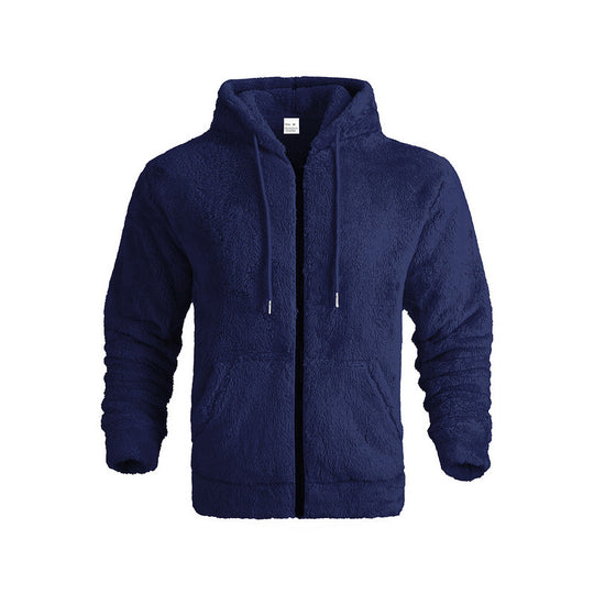 Herren Fleecejacke mit Kapuze und weichem Innensof EB