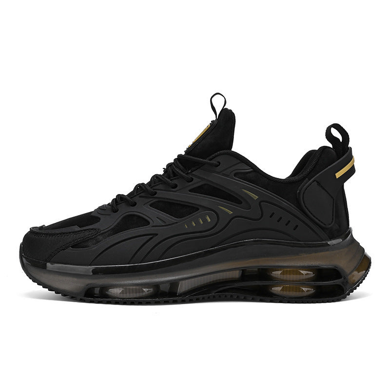 Herren nan futuristischer leistungsorientierter Lifestyle-Sneaker mit durchgehender Luftkammersohle und thermogeformten Kunststoffapplikationen EB