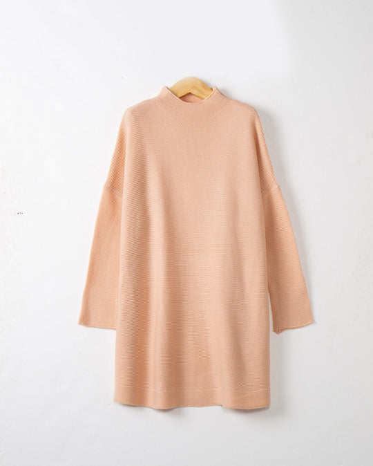 Damen Großer Rollkragenpullover aus weichem Strick EB