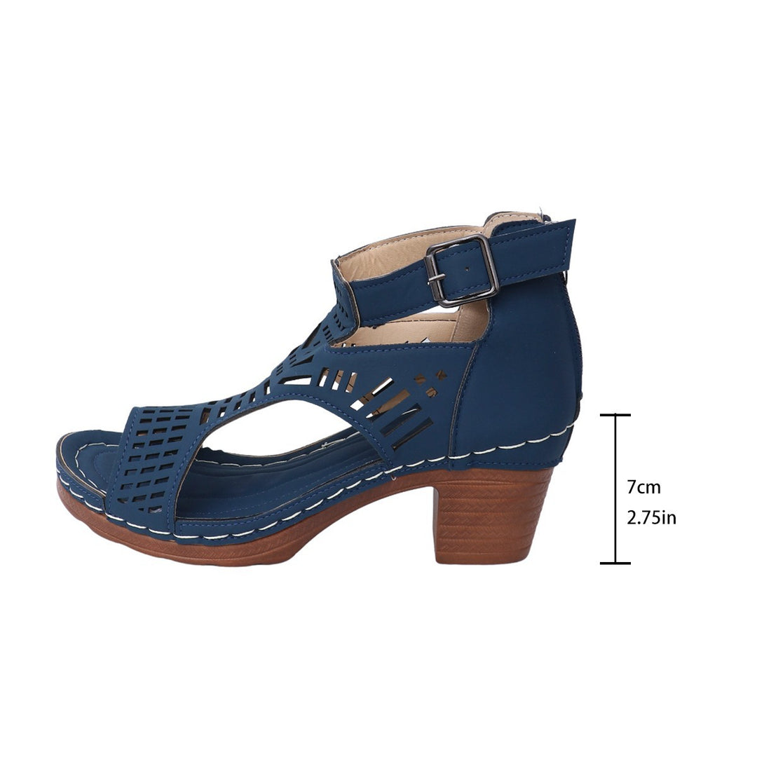 Damen offene Sandalen mit modernem Schnitt und atmungsaktiver Gestaltung EB