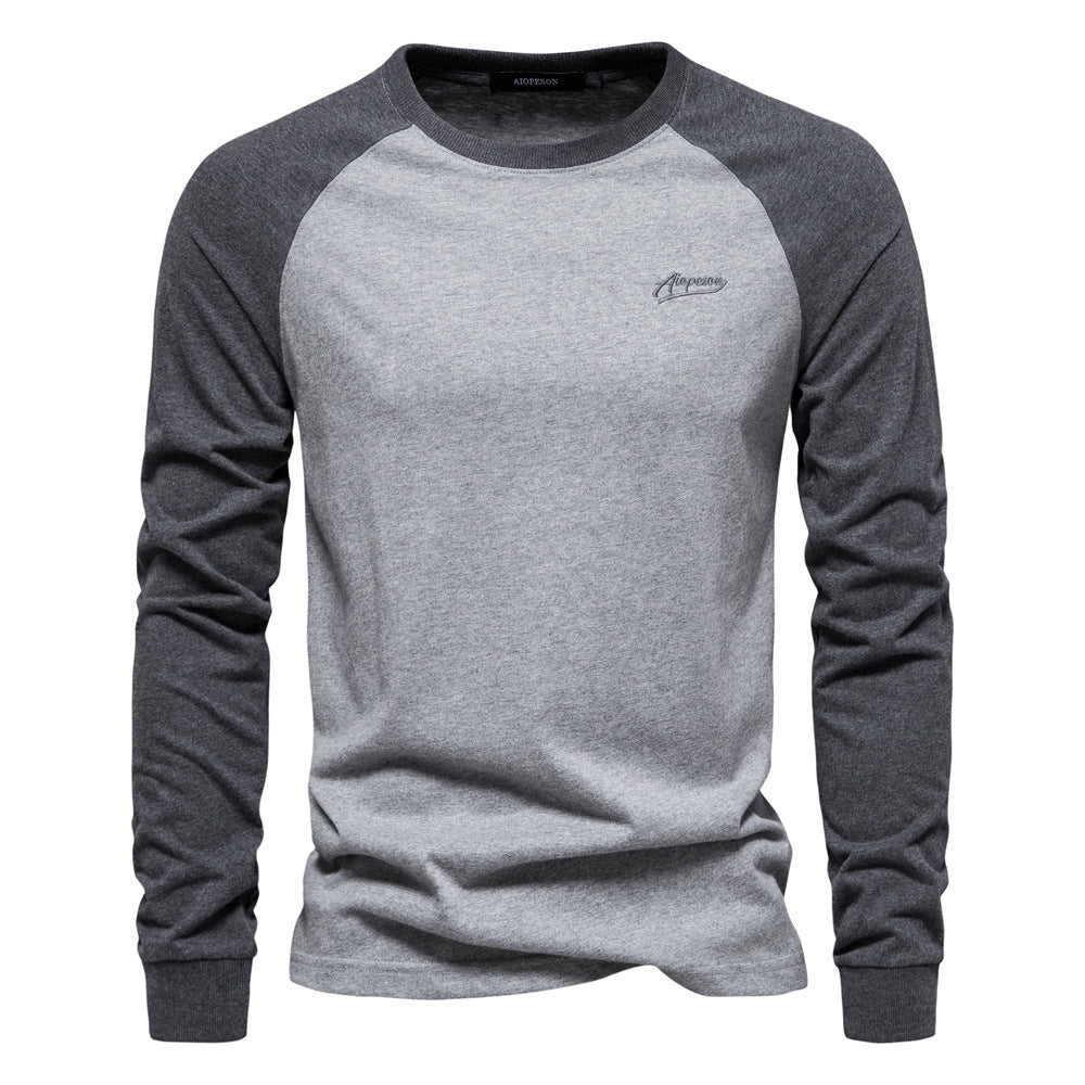 Herren Langarmshirt mit markantem Raglan-Design EB