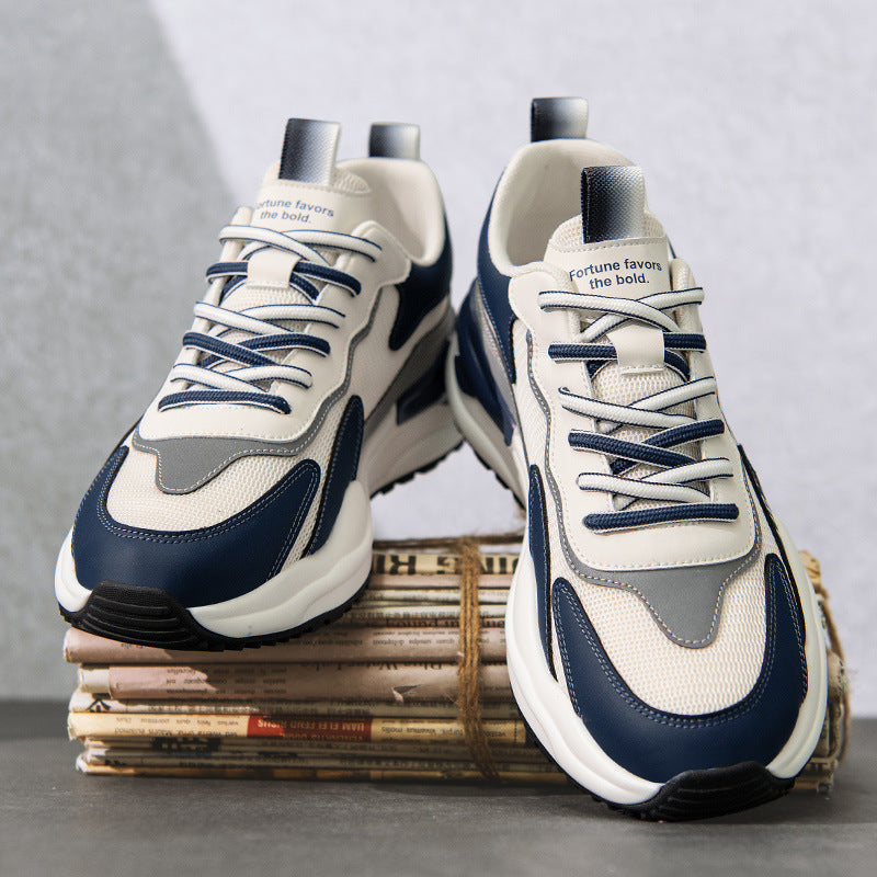 Damen Modische Sneaker mit dämpfender Sohle und atmungsaktivem Mesh-Obermaterial EB