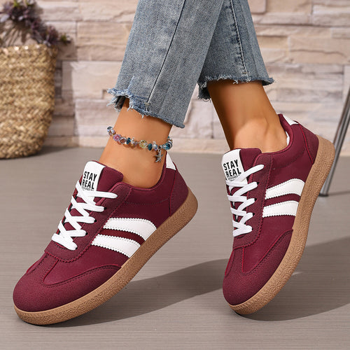 Damen Urbanes Lifestyle-Sneaker mit sportlichem Obermaterial und rutschfester Sohle EB