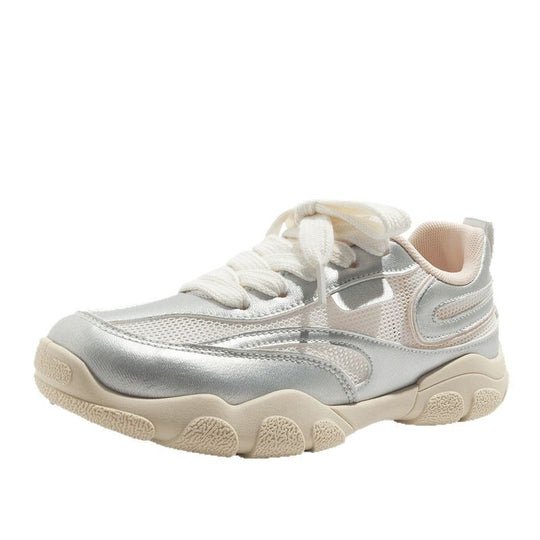 Damen Sportliche Sneakers mit atmungsaktiver Mesh-Konstruktion und dämpfender Sohle EB