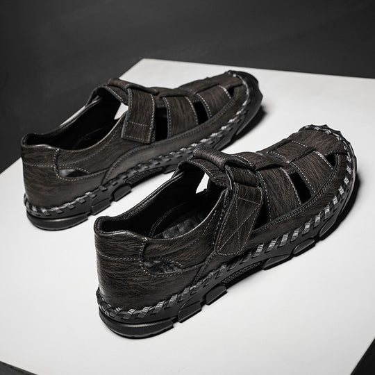 Damen Bequeme Sandalen mit verstellbarem Riemen und rutschfester Sohle EB