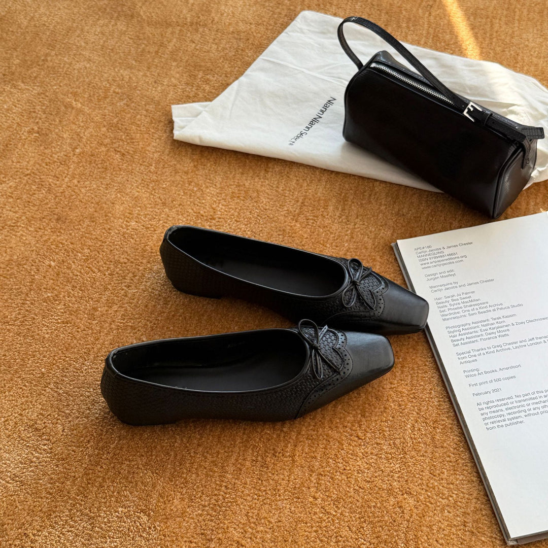 Damen Elegante Ballerinas mit modischem Riemchen und einzigartiger Oberflächenstruktur EB