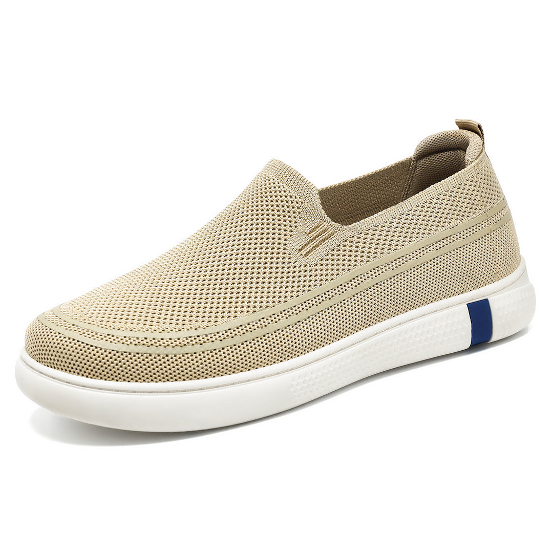 Damen Atmungsaktive Slip-On Freizeitschuhe mit flexiblem Einsatz EB