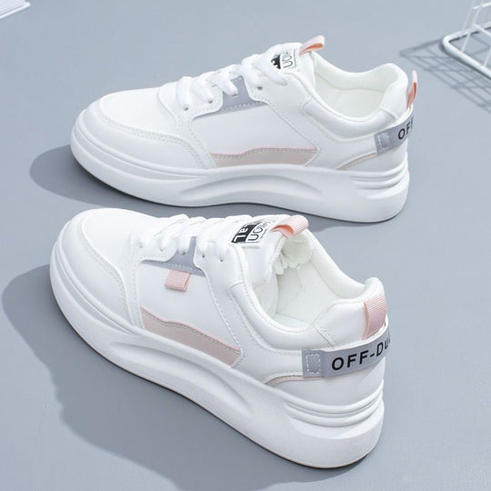 Damen Sportliche Sneakers mit leichtem Plateau EB