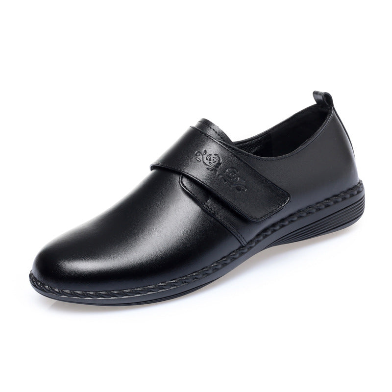 Damen Komfortable Schnürschuhe mit verstellbarem Klettverschluss und flexibel gepolstertem Fußbett EB