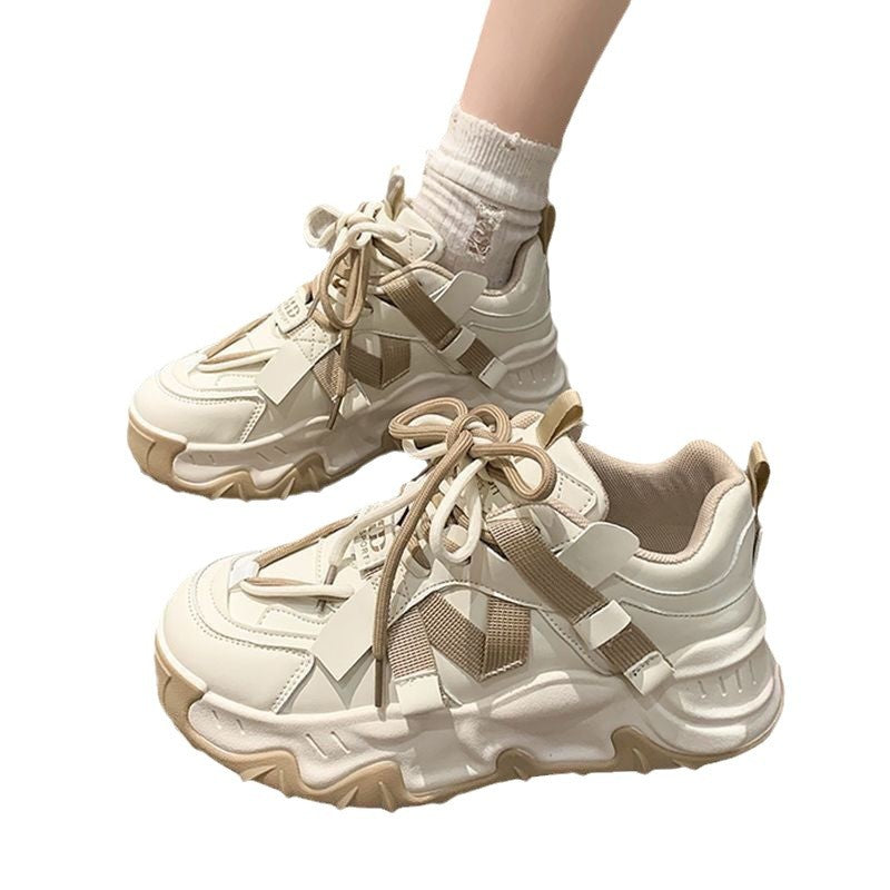 Damen Sportliche Chunky-Sneaker mit auffälligem Design und stabiler Sohle EB