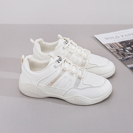 Damen Schnürsport Sneakers mit atmungsaktiver Obermaterialstruktur und stoßdämpfender Sohle EB