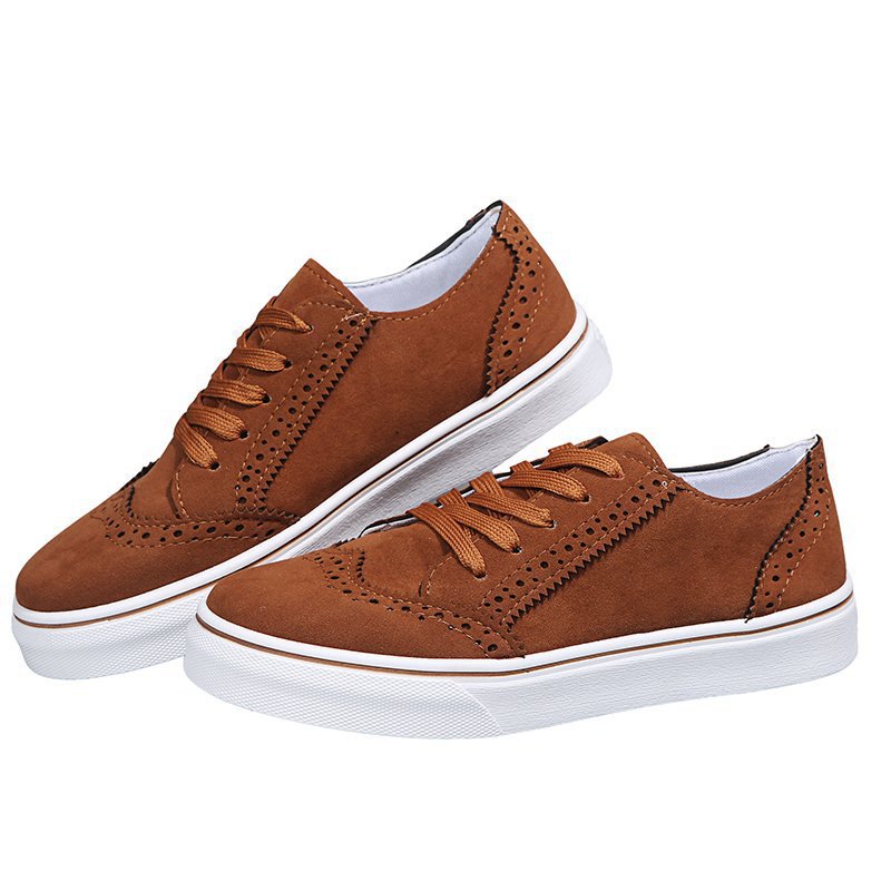 Damen Elegante Sneakers mit modischem Brogue-Design EB