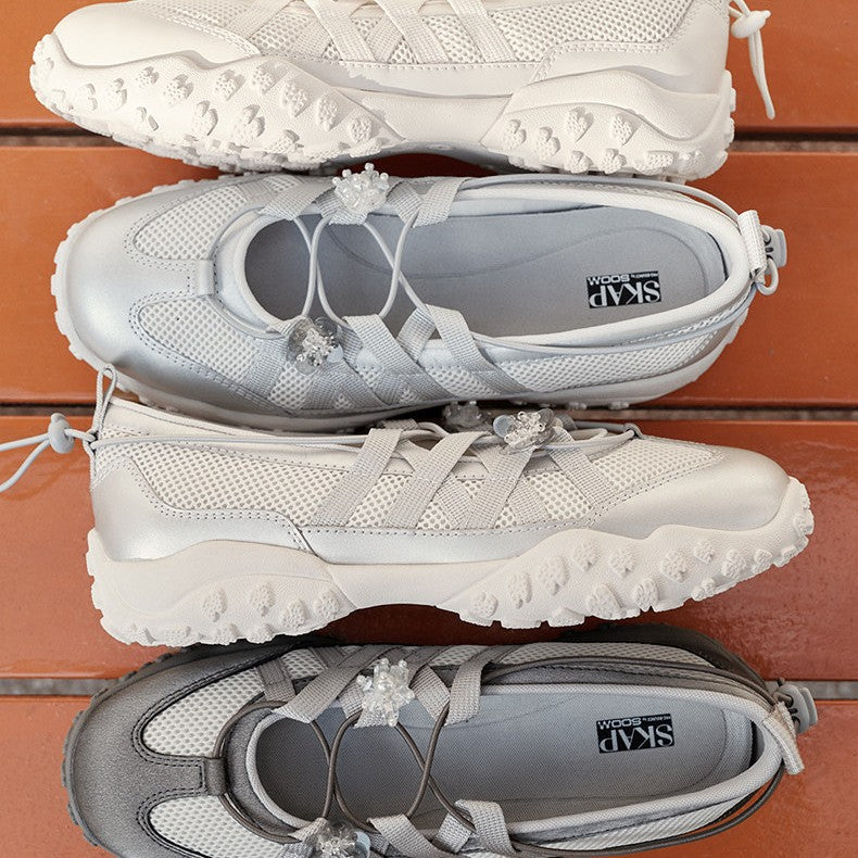 Damen Outdoor-Schuhe mit atmungsaktivem Mesh und rutschfester Sohle EB