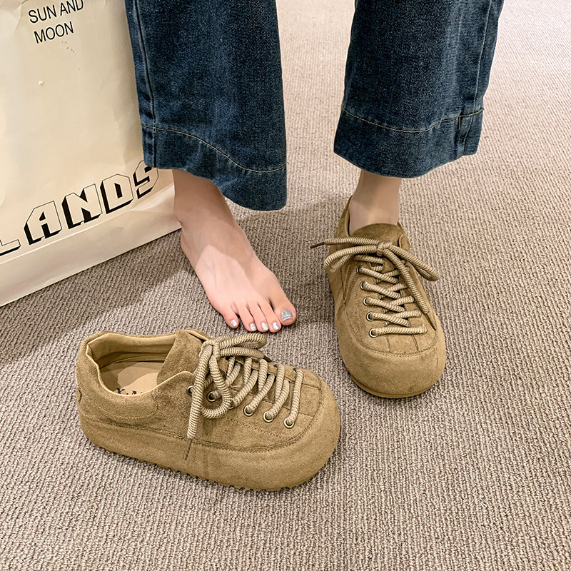 Damen Komfortable Sneaker aus weichem Wildleder EB