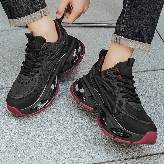 Damen Sportliche Chunky Sneakers mit atmungsaktiver Mesh-Oberfläche und komfortabler Dämpfung EB