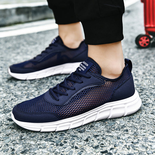 Damen Leichte Mesh-Sneaker mit dämpfender Sohle und atmungsaktiver Konstruktion EB