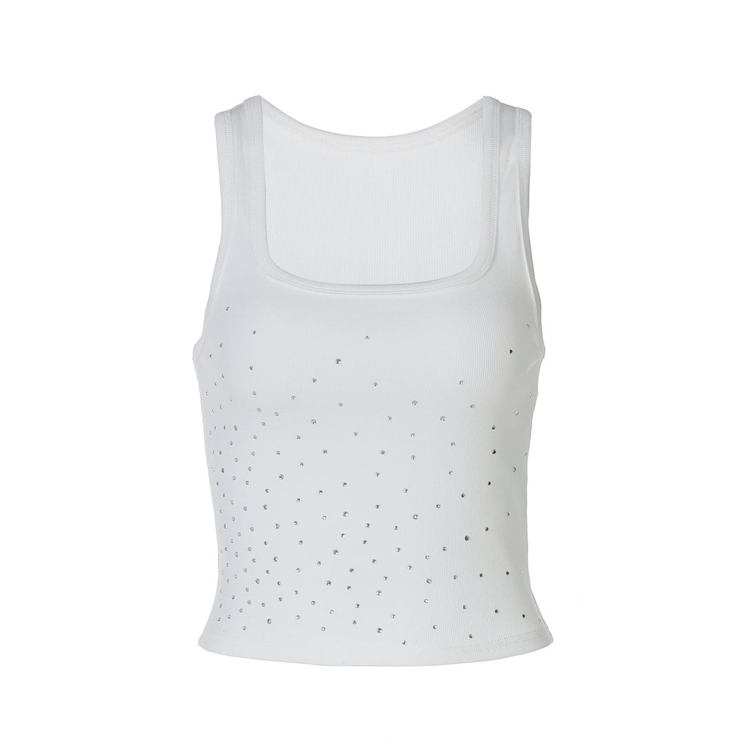 Damen Trendiges Glitzerndes Bustier-Top EB