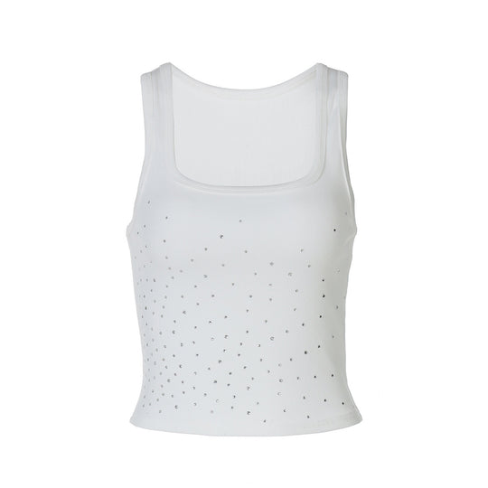 Damen Trendiges Glitzerndes Bustier-Top EB