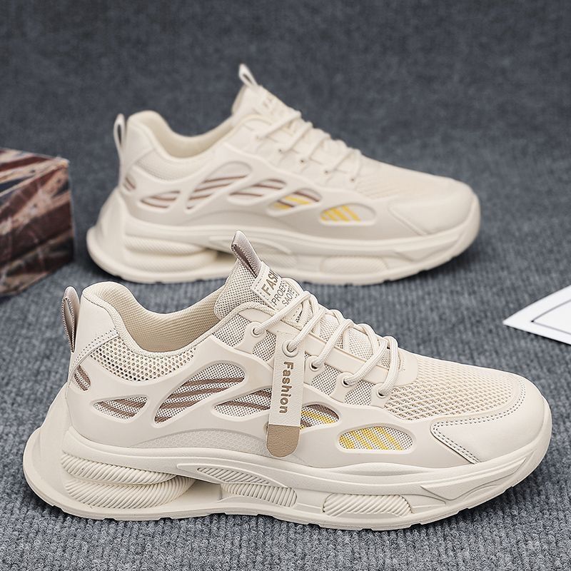 Damen Sportliche Sneakers mit atmungsaktiver Netzoberfläche und dämpfendem Sohlenprofil EB
