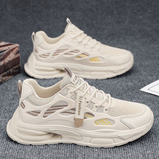 Damen Sportliche Sneakers mit atmungsaktiver Netzoberfläche und dämpfendem Sohlenprofil EB
