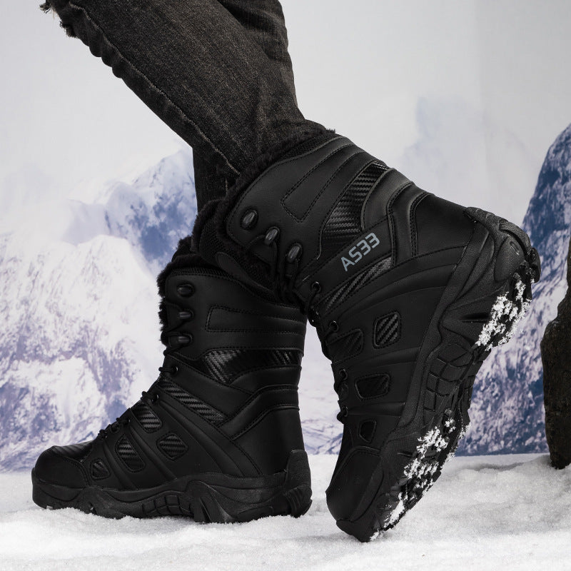 Herren Hohe Winter-Boots mit isolierender Fütterung und rutschfester Sohle EB