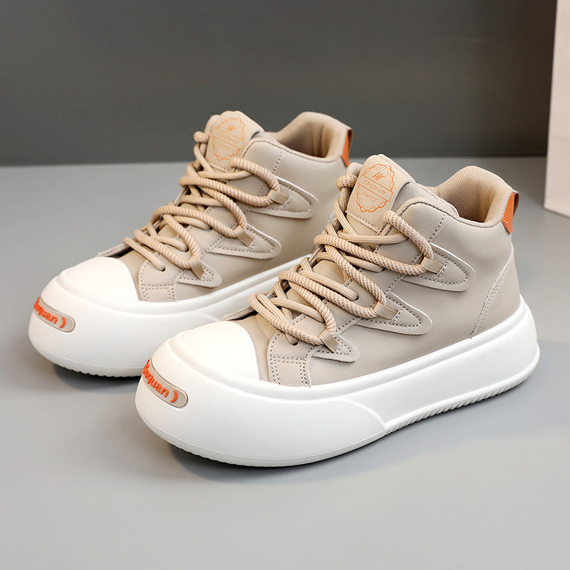 Damen modische High-Top Sneakers mit ergonomischem Komfort und dämpfendem Profil EB
