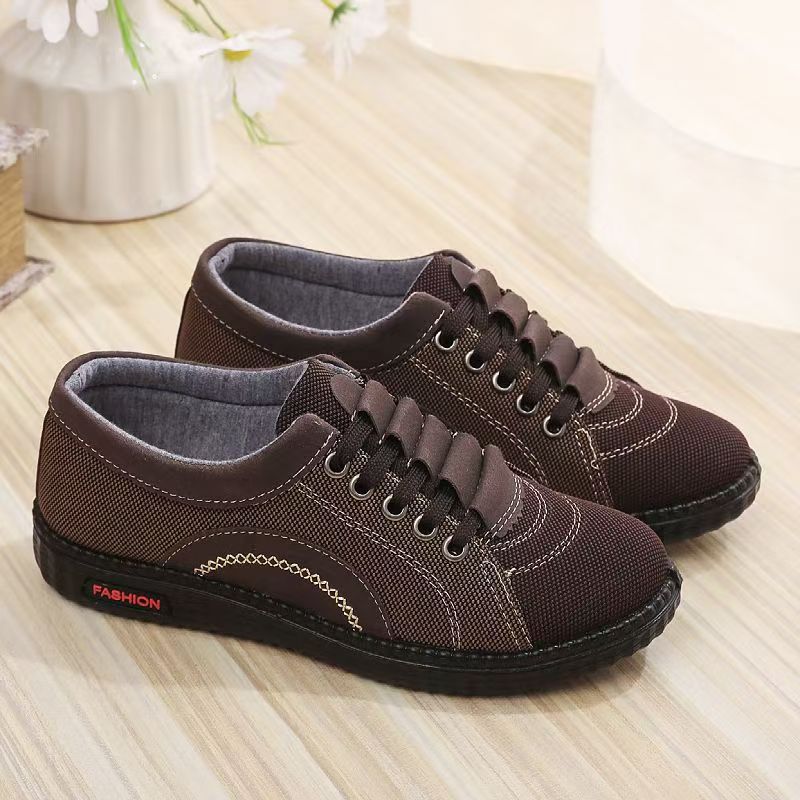 Damen modische Freizeit-Sneaker mit elastischen Schnürsenkeln EB