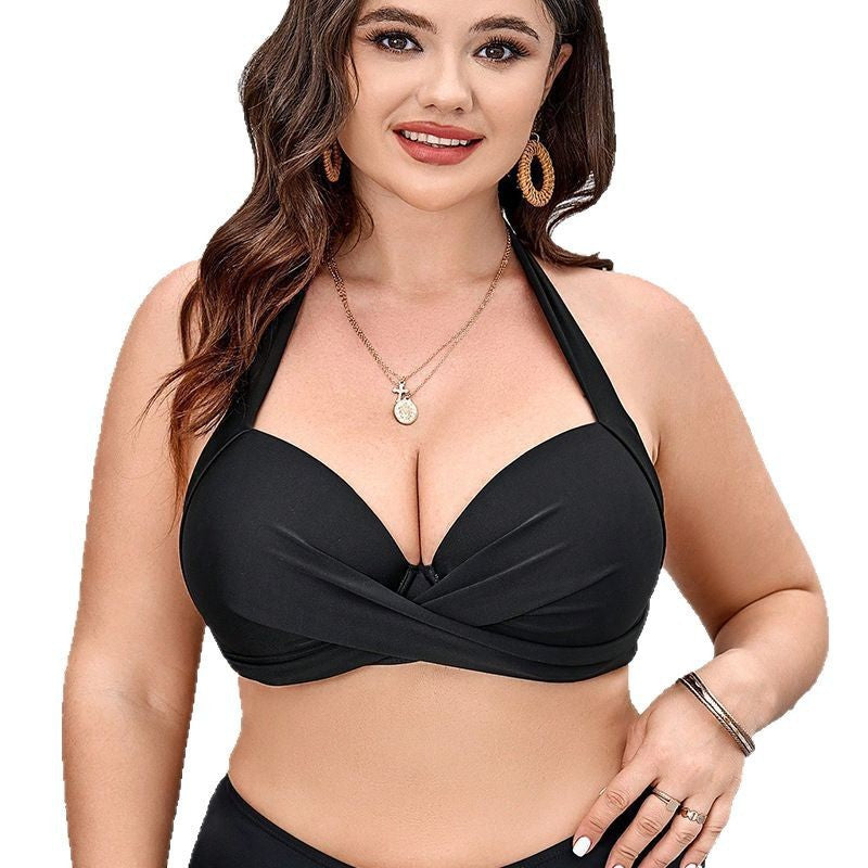 Damen Bikinioberteil mit elegantem Wickeldesign EB