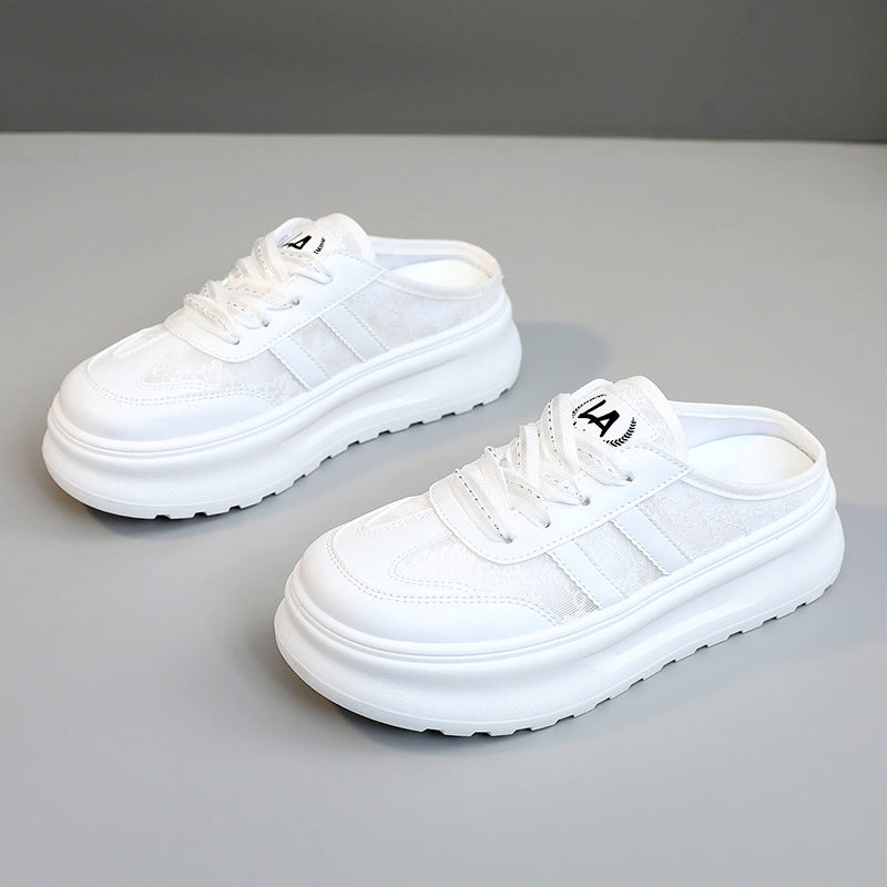 Damen bequeme Freizeitschuhe mit großzügigem Fersenbereich und modischem Design EB
