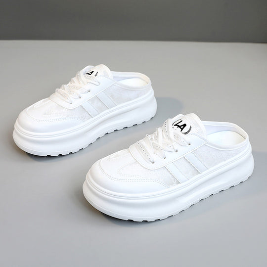Damen bequeme Freizeitschuhe mit großzügigem Fersenbereich und modischem Design EB