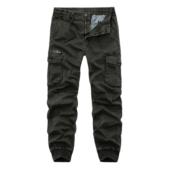 Herren Cargohose mit mehreren praktischen Taschen und elastischem Bund EB