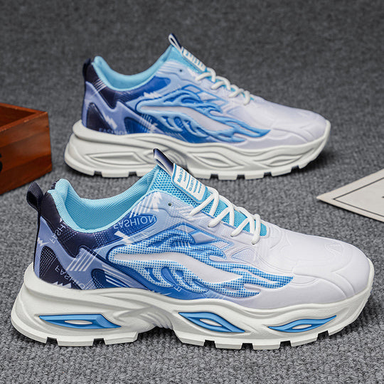 Damen sportliche High-Performance Sneakers mit atmungsaktiver Struktur und dämpfender Sohle EB