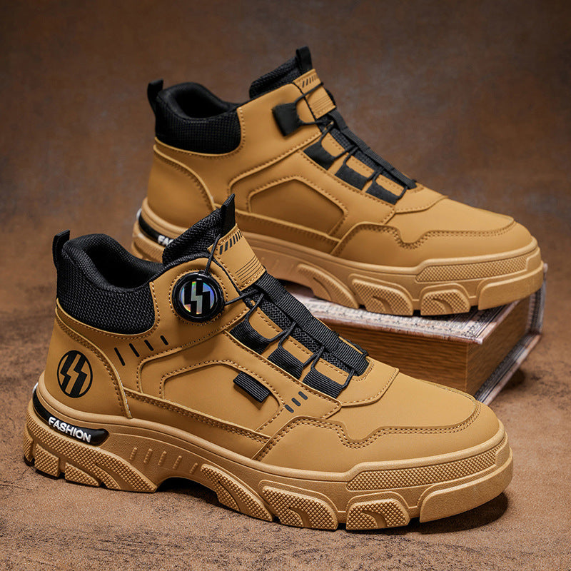 Damen Modische High-Top Sneakers mit innovativem Schnürsystem EB
