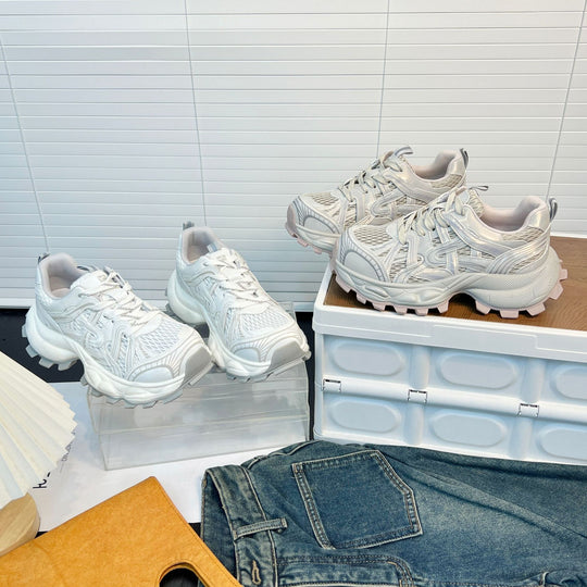 Damen Sportliche Lauf-Sneaker mit atmungsaktivem Mesh-Obermaterial und stabiler Profilsohle EB