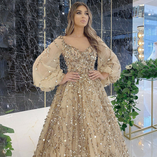 EB | Socialite Aura Königin Langes Kleid
