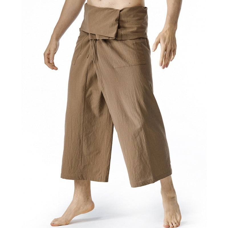 Herren lässige Wickelhosen im modernen Design EB