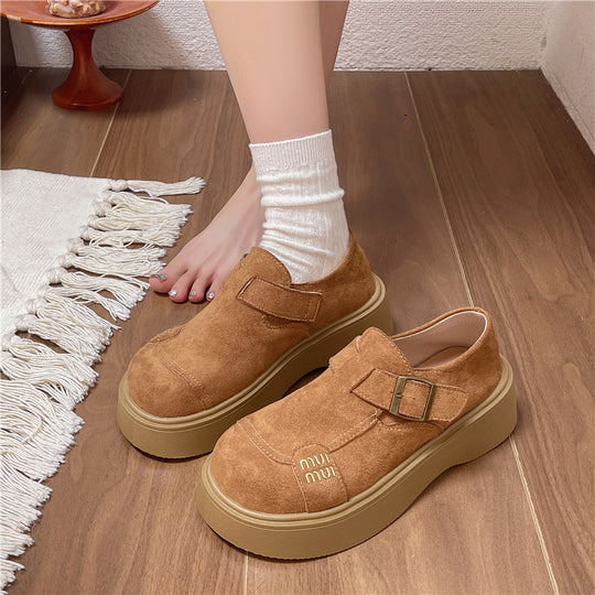 Damen bequeme Clogs mit modischer Schnalle EB