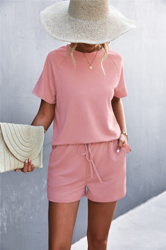 Damen lässiger Kurzsets EB