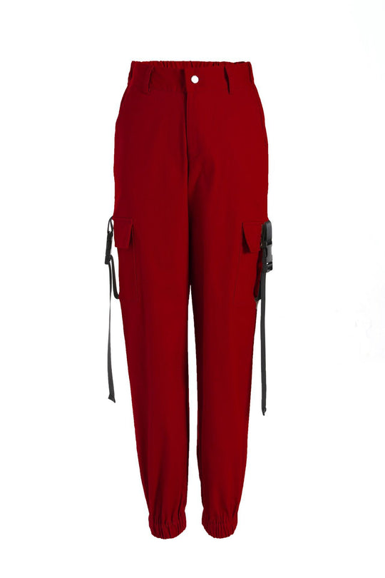 Damen Cargo-Hose mit elastischem Bund und praktischen Seitentaschen EB