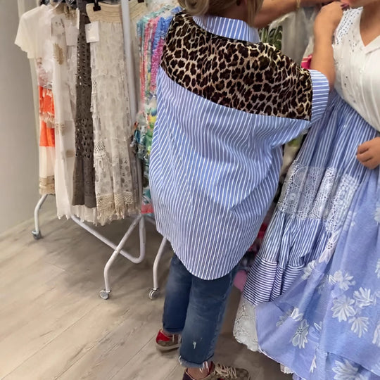 Damen Überwurfshirt Heidi-Mode