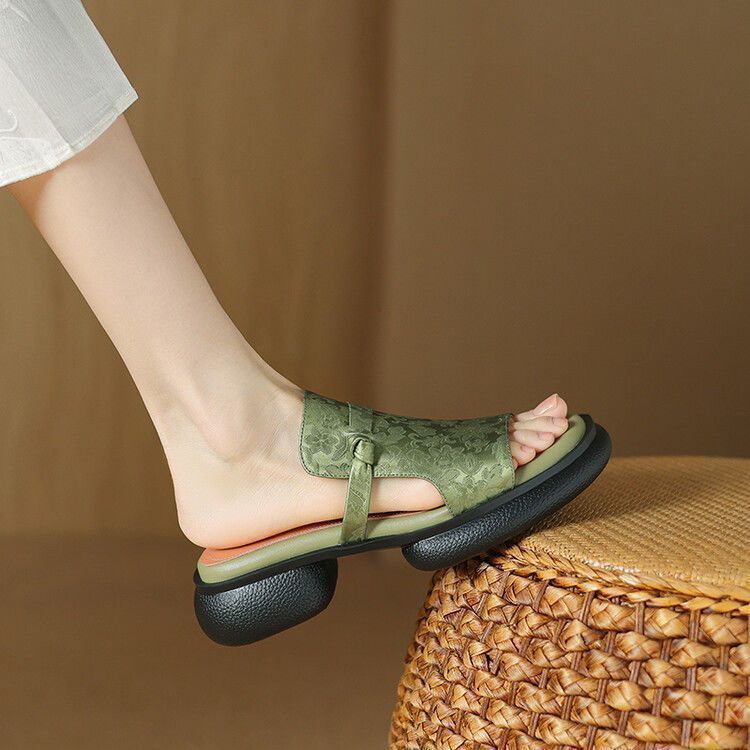 Damen Komfortable und stilvolle Sandalen mit anatomisch geformtem Fußbett EB