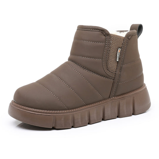 Damen Warme und gepolsterte Winterstiefel EB