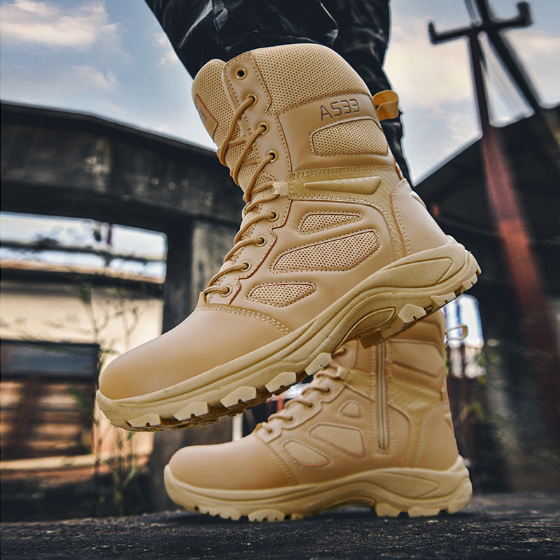 Damen High-Top Outdoor-Sicherheitsstiefel mit rutschfester Sohle und atmungsaktivem Obermaterial EB