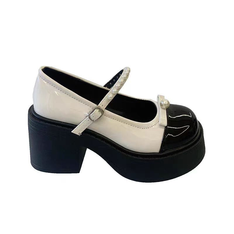 Damen Elegante Slingback-Pumps mit dekorativen Perlen und modischem Absatz EB
