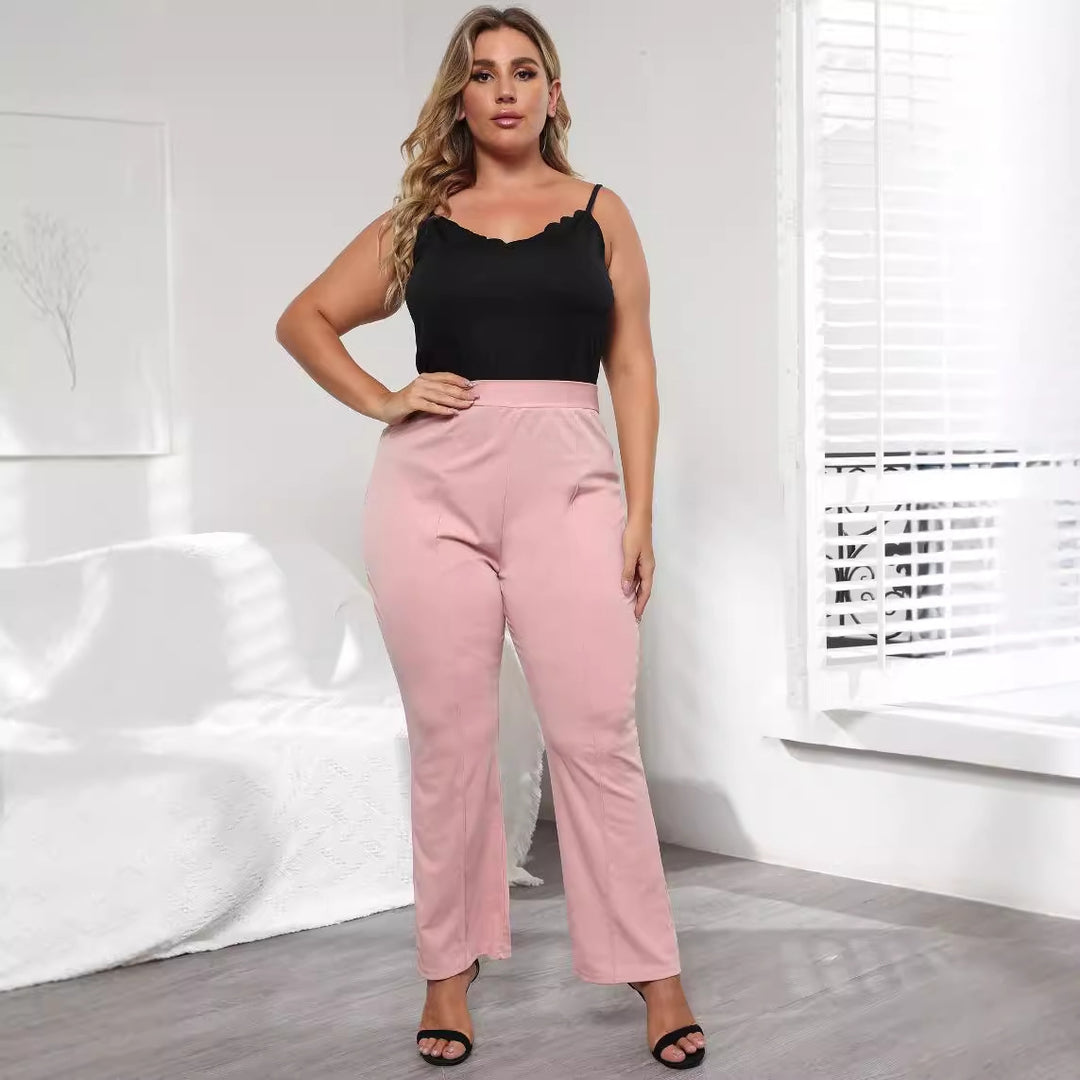 Damen Elegante Hochbundhose mit bequemem Schnitt EB
