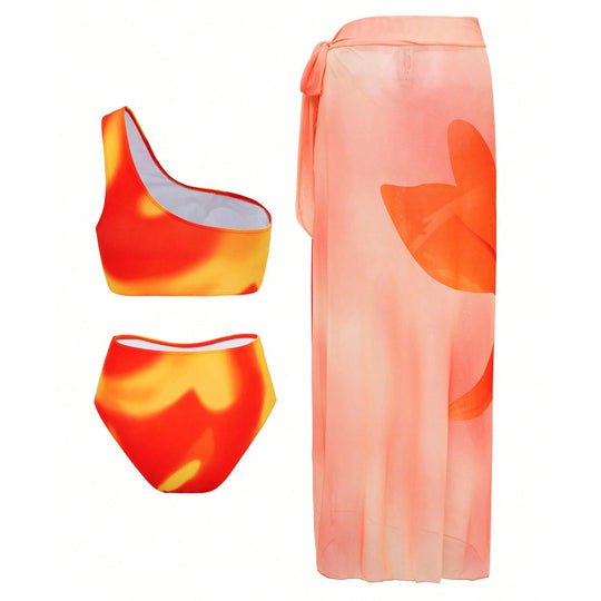 Damen Bikiniset mit Pareo EB