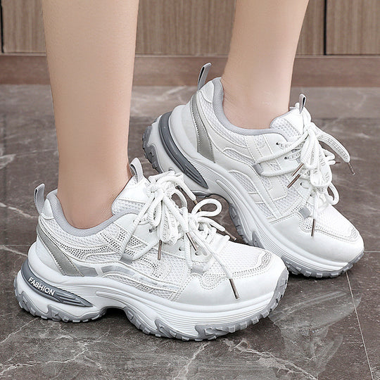 Damen Sportliche Multifunktionale Sneakers mit atmungsaktivem Obermaterial und dämpfendem Profil EB