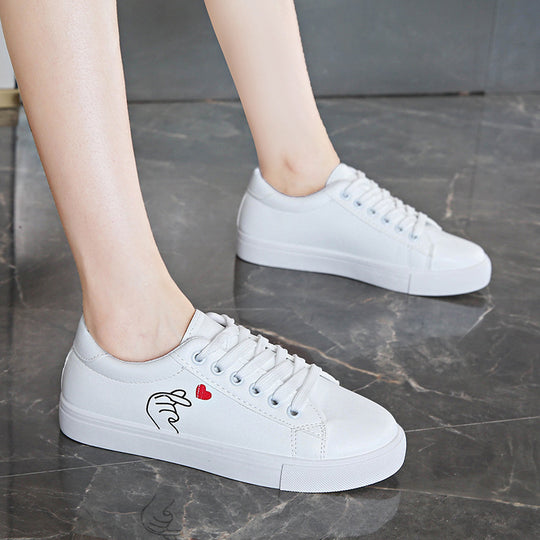 Damen Sneakers mit elegantem Logo und bequemer Sohle EB