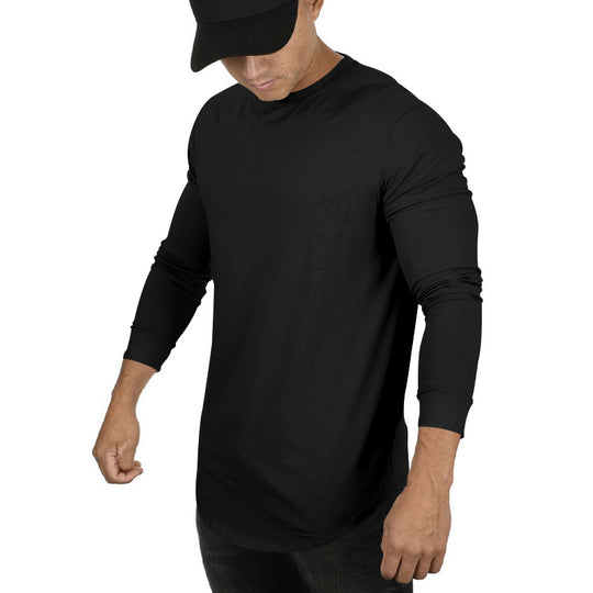 Herren Langarmshirt mit innovativem Schnitt und atmungsaktiver Struktur EB
